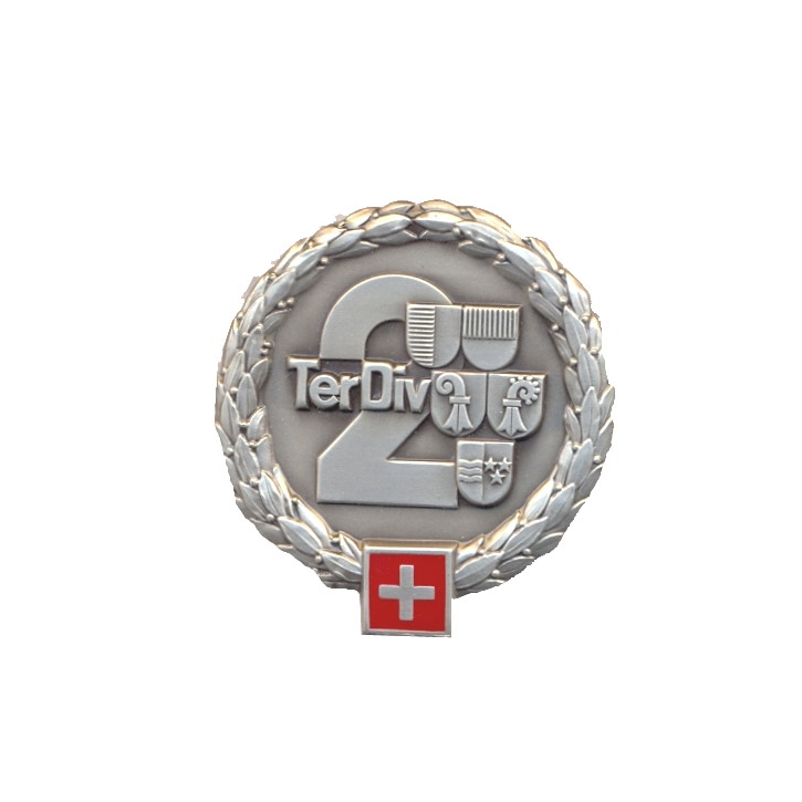 Béret-Emblem - Territorialdivision 2 - Silberrand