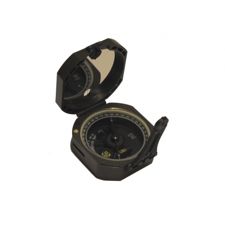 US Kompass M2 Oliv Kunststoffgehäuse Extra starker Magnet 2 Wasserwaagen 